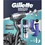 Подарочный набор Gillette: станок для бритья мужской Gillette Mach3 Charcoal с 2 сменными картриджами + гель для бритья Gillette Series Очищающий с углем 200 мл + Носки - миниатюра 2