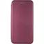 Шкіряний чохол-книжка Epik Classy для Xiaomi Redmi Note 14 4G (Int. version) Бордовий - мініатюра 1