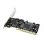 Контроллер Voltronic PCI=>SATA 2.0, SIL3114, 1,5 Гб/с, 4 внутренних порта, RAID, + кабель SATA, BOX - миниатюра 2