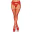 Пояс для чулок Leg Avenue Rhinestone garterbelt Red One Size - миниатюра 1