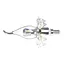 Лампа Brille світлодіодна LED E14, 5W 20 pcs NW CL37-A SMD2835 silver 220 В - мініатюра 1