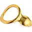 Эрекционное кольцо Master Series Cobra King Golden Cock Ring - миниатюра 3