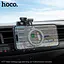 Автотримач для телефона HOCO H77 View folding magnetic ring car holder (center console) Black Metal Gray - мініатюра 8