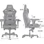 Геймерське крісло Anda Seat Kaiser 4 XL Leather Elegant Black (AD12YDDC-XLL-20-B-PV/C) [121286] - мініатюра 13
