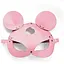 Шкіряна маска зайчика Art of Sex - Mouse Mask, колір Рожевий - мініатюра 3