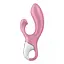 Вібратор-кролик Satisfyer Air Pump Bunny 2 20 см рожевий - мініатюра 2