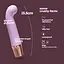 Міні-вібратор Crushious Mellow Gee лавандовий 13.5 х 2.5 см - мініатюра 9