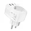 МЗП Hoco AC26 Changer Outlet Extender 20W (2USB-A/1USB-C/1Socket) White - мініатюра 7