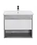 Тумба Мойдодир Oslo 70 Loft з умивальником Id-70 бетон/Білий Сірий - мініатюра 7