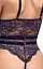 Боді Cottelli Lingerie Lace otwarte L (чорний) - мініатюра 5