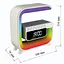 Акумуляторний нічник G-Smart G30 RGB з годинником, Bluetooth колонкою та зарядкою для телефону - мініатюра 6