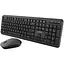 Комплект (Клавіатура та миша) CANYON SET-W20 UK/US Keyboard+Mouse Velvet Wireless Black - мініатюра 1