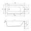 Ванна акрилова Cersant Octava 160x70 - мініатюра 3