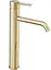 Смеситель для умывальника Rea Lungo L.gold золотой высокий REA-B9409 Золотой - миниатюра 1