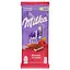 Уцінка. Шоколад молочний Milka Малина та Крем 90 г - мініатюра 1