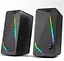 Акустические колонки Redragon Waltz 2.0 GS510 (USB+3.5mm) (RMS 3Wx2) Черный - миниатюра 2