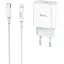 Зарядний пристрій Hoco C76A Speed Cource QC3.0 & PD3.0 18 W 3 A with Lightning-Type-C cable біле - мініатюра 1
