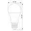 LED лампа VIDEX A65e 15W E27 4100K - мініатюра 3