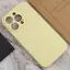 Чехол Epik Silicone Case Full Camera Protective AA NO LOGO для Apple iPhone 13 Pro Max 6.7 Желтый/Mellow Yellow - миниатюра 5