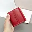 Жіночий шкіряний гаманець Classic 8848A-1 маленький червоний - мініатюра 7