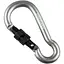 Брелок-карабин Munkees 3247 Pear with Screw Lock 7х70 мм Grey (1012-3247-GY) - миниатюра 1