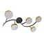 Люстра потолочная Brille в зал LED 75W WW+NW+CW BK+G (BR-01 642C/5) - миниатюра 1