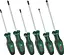 Отвертка SL 4, 6.5мм, PH1х100мм, PH2х125мм, PZ1х100мм, PZ2х125мм набор 6шт Bosch hoz0014146 - миниатюра 2
