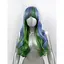Парик лилово - зеленый матовый - миниатюра 1