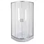 Душевая кабина Bravo Wisla 80T 000022471, прозрачный, матовый хром - миниатюра 1
