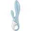 Вібратор-кролик Satisfyer Air Pump Bunny 1 20 см блакитний - мініатюра 1