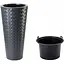 Горщик для квітів Form-Plastic Makata Slim-40 63 л антрацит (2850-014) - мініатюра 1
