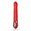 Вібратор-кролик Crushious Lapin Thrusting 21.5 см (червоний) - мініатюра 2