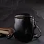 Невелика сумка цікавого формату із м'якої натуральної шкіри Vintage 22338 чорна - мініатюра 6