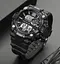 Годинник чоловічий спортивний наручний Skmei 2018 (Чорний з білим циферблатом) - мініатюра 5