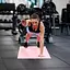 Коврик (мат) для фитнеса и йоги Gymtek 0,5см розовый - миниатюра 10