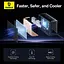 Зарядний пристрій Baseus Digital GaN Intelligent Desktop Fast Charger 240W (3xType+C+USB+DC) (With Cable DC to DC black (P10163901113-00) - мініатюра 12