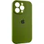 Чохол Epik Silicone Case Full Camera Protective (AA) для Apple iPhone 13 Pro (6.1) Зелений/Dark Olive - мініатюра 2