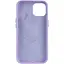 Кожаный чехол Epik Leather Case AA Plus with MagSafe для Apple iPhone 14, 6.1 Elegant purple - миниатюра 2