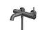 Змішувач для ванни Kohlman Axel graphite настінний KPL-QW110AG Графит - мініатюра 2