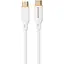 Кабель Proove Jelly Silicone USB-C to USB-C 60W 1m White (CCJS60002202) [130745] - миниатюра 2