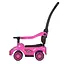 Дитяча каталка-толокар M 5763L-8 рожевий, з батьківською ручкою - мініатюра 4