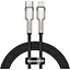 Кабель Baseus Cafule Metal Type-C to Lightning PD 20W (1m) black (CATLJK-A01) - мініатюра 1