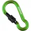 Брелок-карабин Munkees 3247 Pear with Screw Lock 7х70 мм Grass Green (1012-3247-GG) - миниатюра 1