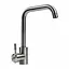 Смеситель для кухни Platinum NS02A (3008B) нержавеющая сталь - миниатюра 1