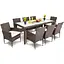 Садовая мебель Di Volio Verona 8+1 коричневая - миниатюра 1