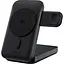 Бездротовий зарядний пристрій Choetech Qi2 3in1 Magnetic Charger Holder 10000mAh 15W Black (B750-CCBK) [127159] - мініатюра 1