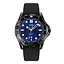 Skmei 9276PBKBU Black-Blue Silicone Strap - миниатюра 1