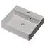 Раковина матова накладна Amidicon Solo 50 500x430 з литого каменю SOLO_50_MAT, Білий матовий - мініатюра 2
