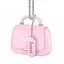 Беспроводные наушники Hoco DES35 Dawn handbag BT headset, BT5.3, 35mAh, 300mAh, 5.5h, Pink - миниатюра 2
