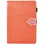 Кожаный чехол Epik Art Case с визитницей для Samsung Galaxy Tab S7+ Оранжевый - миниатюра 1